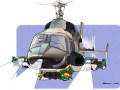 Airwolf helicopter study