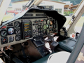 Cockpit of the Bell 222 machine