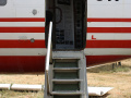 Entry into the aircraft
